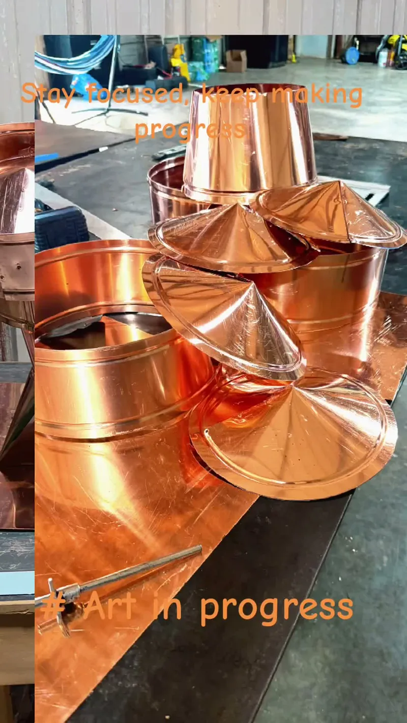 Video of copper work by Hawk Copper & Metal Art, 28 of 31